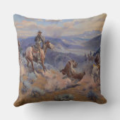 C Mラッセルループスウィフトウマーズヴィンテージ西部 クッション (裏面)