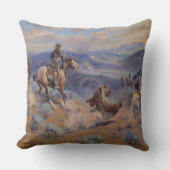 C Mラッセルループスウィフトウマーズヴィンテージ西部 クッション (正面)