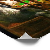 C.M.クーリッジドッグ遊ズトランプのポーカー ポスター (角)