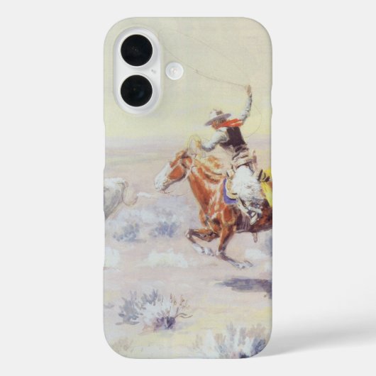 C.M.ラッセルによるバーの三角形のカウボーイ Case-Mate iPhoneケース (裏面)