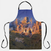 C M Russell Law Kill Lonesome Western エプロン (正面)