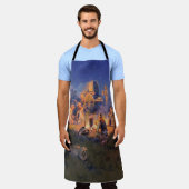 C M Russell Law Kill Lonesome Western エプロン (着用した状態)