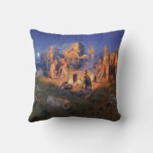 C M Russell Law Kill Lonesome Western クッション (裏面)