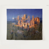 C M Russell Law Kill Lonesome Western タペストリー (正面(横))