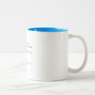 C# .NETソフトウェアプログラマーコーヒーか茶マグ ツートーンマグカップ