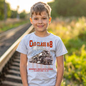 C&OクラスH-8アレゲニー機関車 - アメリカ国旗 Tシャツ
