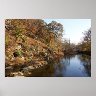 C & O運河 – 素晴らし秋、MD ポスター