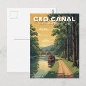 C&O ナショナル・ヒストリカル・パーク 旅行 ポストカード (正面/裏面)