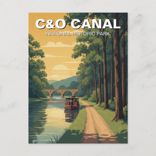 C&O ナショナル・ヒストリカル・パーク 旅行 ポストカード (正面)