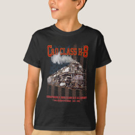 C&O Class H-8 Allegheny Locomotive - American flag Tシャツ
