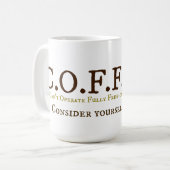 C.O.F.F.E.E. コーヒーマグカップ (正面左)