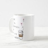 C.O.F.F.E.E. 青い皆のため コーヒーマグカップ (正面左)