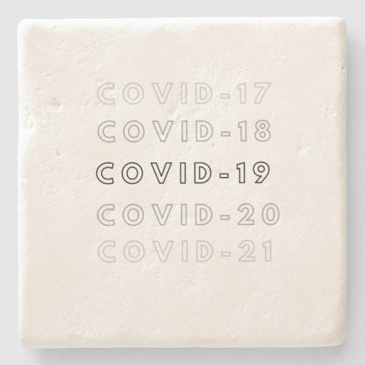 c o v i d ストーンコースター (正面)