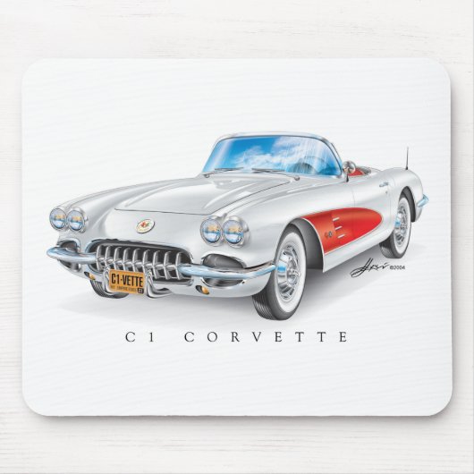 C-ONE自動車芸術 マウスパッド (正面)
