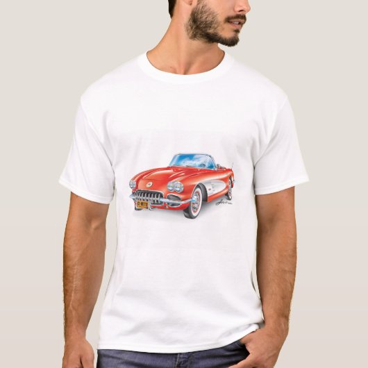 C-ONE オートモービル アート Tシャツ (正面)