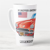 C-ONE AUTOMOBILE ART カフェラテマグ (左アングル)