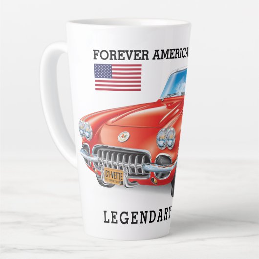  C-ONE AUTOMOBILE ART カフェラテマグ (左アングル)