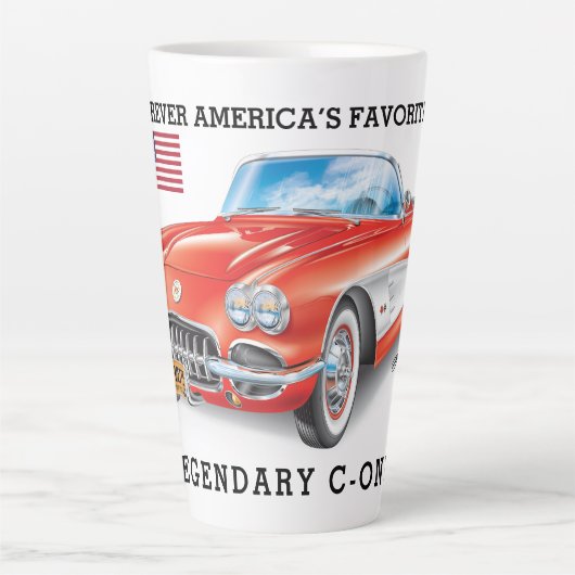  C-ONE AUTOMOBILE ART カフェラテマグ (正面)