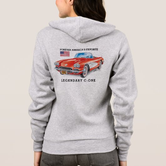C-ONE AUTOMOBILE ART HOODIE パーカ (裏面)
