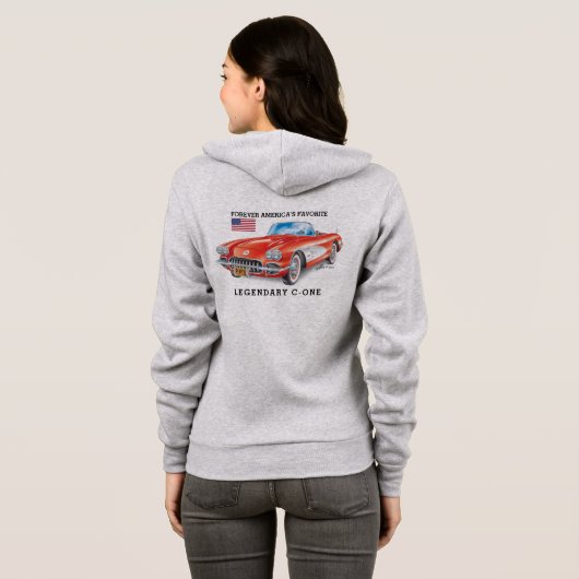 C-ONE AUTOMOBILE ART HOODIE パーカ (裏面フル)