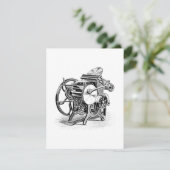 C&P古いスタイル活版印刷プレスカード サンキューカード (スタンド正面)