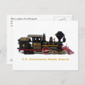 C.P. Huntingtonモデルエンジンポストカード ポストカード (正面/裏面)