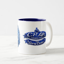 C.P. Life - 脳性まひ コーヒーマグ デザイン1 ツートーンマグカップ