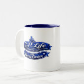 C.P. Life - 脳性まひ コーヒーマグ デザイン1 ツートーンマグカップ (正面左)