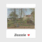 C. Pissarro – ルベシエンヌ島の風景（秋） シール (シート)