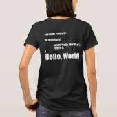 C_PROGRAMMING_LANGUAGE Tシャツ (裏面)