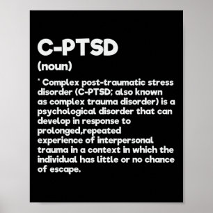 C-ptsd定義ストレス認識度メンタルポストルー ポスター