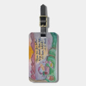 C Sルイスはよいbyesを楽にする方法を知っています! ラゲッジタグ (正面縦)