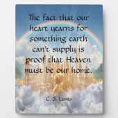 C Sルイス引用文 フォトプラーク (正面)