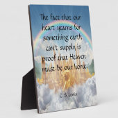 C Sルイス引用文 フォトプラーク (側面)