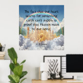 C Sルイス引用文 ポスター (ホームオフィス)