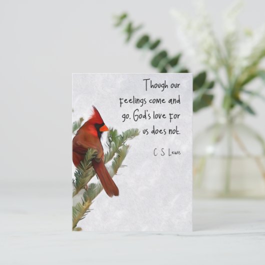 C.S.ルイス引用文はがき ポストカード (スタンド正面)