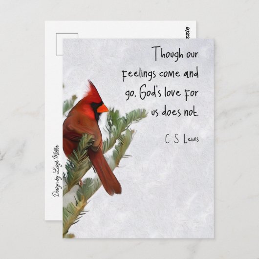 C.S.ルイス引用文はがき ポストカード (正面/裏面)