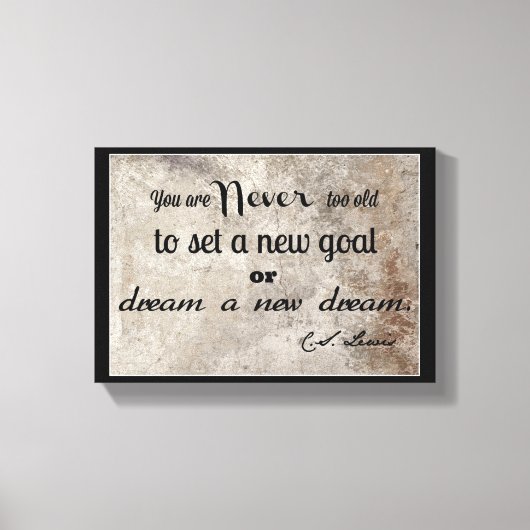 C.S.ルイス引用文 キャンバスプリント (正面)