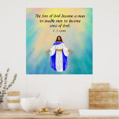 C.S.ルイス引用文 ポスター (キッチン)