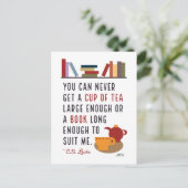 C.S.ルイス茶と書籍の文芸本誌 ポストカード (スタンド正面)