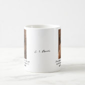 C.S. ルイス: 天国を目指して下さい コーヒーマグカップ (中央)