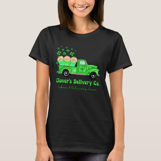 C s Co  St Patrick s Day Labor And Delivery Tシャツ (正面)