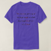 C S Lewis On Books Tシャツ (デザイン正面)