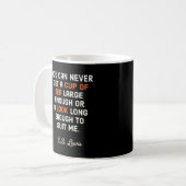 C.S. Lewis Tea and Books Writer Inspiration コーヒーマグカップ (正面左)