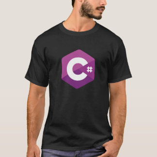 C Sharp C#プログラミングロゴ Tシャツ