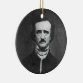 C.T.タットマンによるエドガー・アラン・ポーのダゲレオタイプ セラミックオーナメント (右)