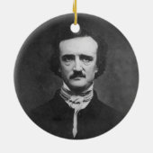 C.T.タットマンによるエドガー・アラン・ポーのダゲレオタイプ セラミックオーナメント (裏面)