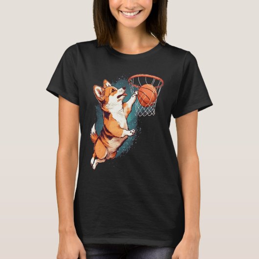 C:\Users\Administrator\Downloads\コーギー2\コーギーの子犬 Tシャツ (正面)