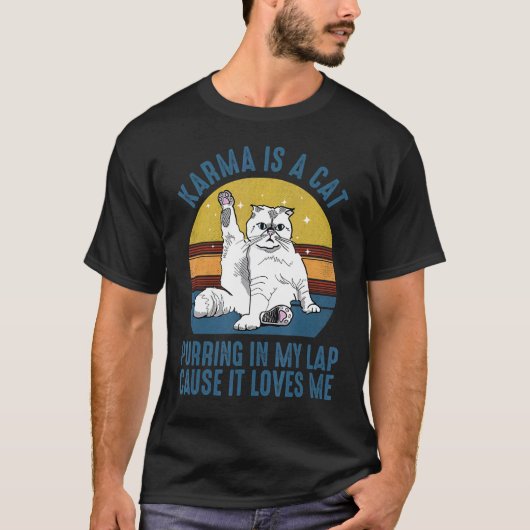 C:\Users\Administrator\Downloads\CAT 17\カルマは私を愛してい Tシャツ (正面)