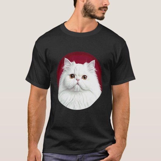 C:\Users\Administrator\Downloads\CAT 2\白いペルシャ Tシャツ (正面)